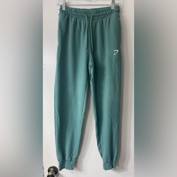 Gymshark Women’s Sweatpants Alpine Green Training Jogger Pants - Picture 1 of 7